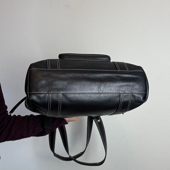 Coach Vintage Y2K Legacy 65th Anniversary Black Leather Shoulder Bag - Picture 4 of 9